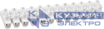 Колодка клеммная 1х4кв.мм 12 пар NTB-UPP-S12-3/WH полипропилен бел. (уп.10шт) NAVIGATOR 71326
