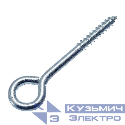 Шуруп-кольцо 6х40 цинк европодвес (уп.2шт) СТРОЙМЕТИЗ 2194612