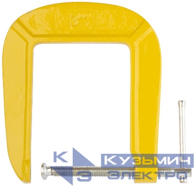 Струбцина тип "G" с глубокой рамкой 82ммх120мм (глубина) FIT 59254