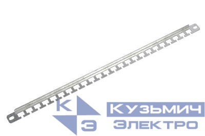 Органайзер кабельный горизонтальный ГКО-У 1U Ш=19дюйм гребенка ЦМО 1258999
