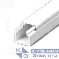 Кабель-канал 12х12 L2000 с двойн. замком пластик Урал Пак КК-19012012-200