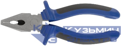 Плоскогубцы комбинированные "Один" двухцветные обрезиненные ручки полированная сталь 160мм MOS 47472М