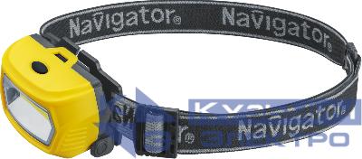 Фонарь аккумуляторный налобный 95 554 NPT-H40-ACCU 1COBx3Вт 3 реж Li-ion 1.2А.ч NAVIGATOR 95554