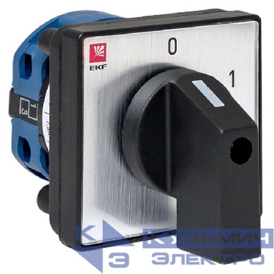 Переключатель кулачковый ПК-1-11 1П 10А "0-1" EKF pk-1-11-10