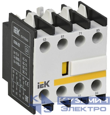 Приставка контактная ПКИ-22 доп. контакты 2НО+2НЗ KARAT IEK KPK10-22