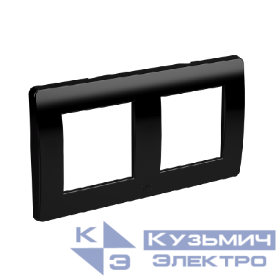Рамка 2-м 2х2мод. Brava черн. DKC 75012B
