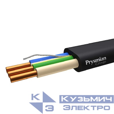 Кабель ВВГ-Пнг(А)-LS 3х2.5 корд ОК (N PE) 0.66кВ (бухта) (м) РЭК-PRYSMIAN 2703050101