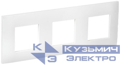 Рамка 3-м SKANDY SK-F03W арктич. бел. IEK SK-M32-K01