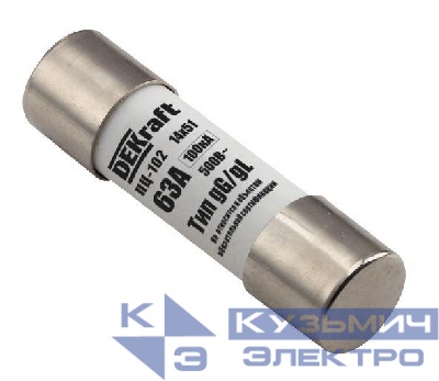 Предохранитель цилиндрический 40А 14х51 ПЦ-102 DEKraft 21380DEK