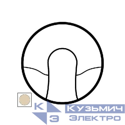 Панель лицевая Celiane для вывод. каб. сл. кость Leg 066225