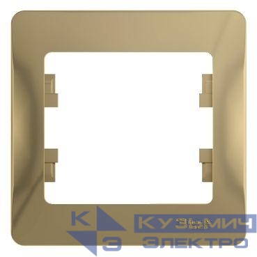 Рамка 1-м Glossa титан SE GSL000401