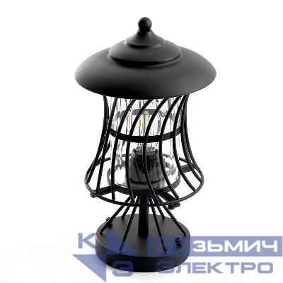 Светильник PL524 60Вт E27 IP44 230В садово-парковый черн. FERON 11687