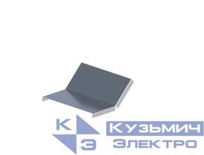 Крышка для лотка углового осн.200 сталь 1.5мм ЛМсК-45В 200-1.5 цУТ1.5 гор. оцинк. СОЭМИ Н0121450144
