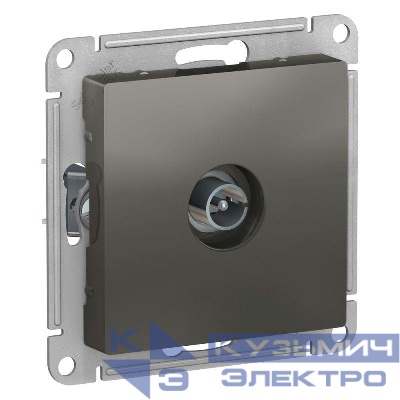 Розетка телевизионная TV AtlasDesign коннектор механизм сталь SE ATN000993