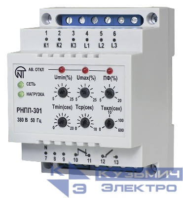 Реле напряжения РНПП-301 3ф НовАтек-Электро 3425600301