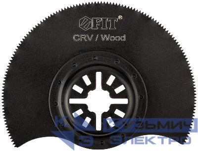 Полотно пильное фрезерованное ступенчатое дисковое CrV сталь 87х0.6мм FIT 37908