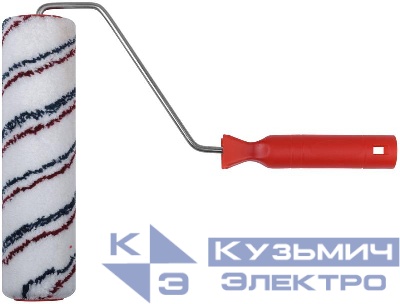 Валик 230мм d40/62мм ворс 11мм бюгель 6мм стержневая система микроволокно КУРС 02558