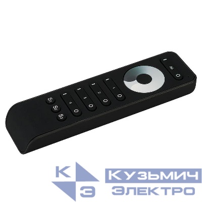 Пульт SMART-R33-DIM Black (4 зоны 2.4G) (IP20 пластик) Arlight 025030