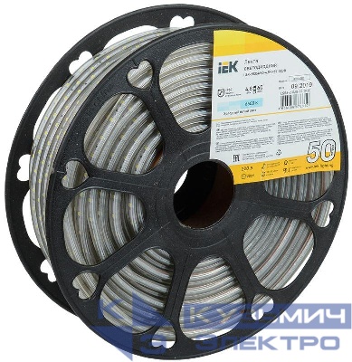 Лента светодиодная LED LSR-2835W60-4.8-IP67-220В (уп.50м) IEK LSR3-2-060-67-0-50