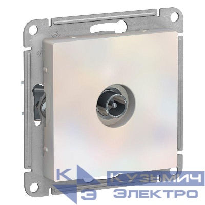 Розетка телевизионная оконечная TV AtlasDesign 1дБ механизм жемчуж. SE ATN000491