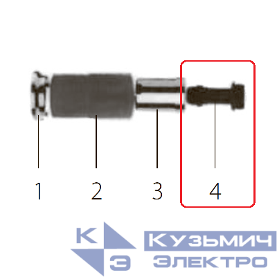 Запчасть №4 для FDPAG-H8. Ствол пистолета
