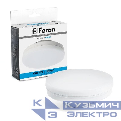 Лампа светодиодная LB-472 15Вт 6400К GX70 230В FERON 48305