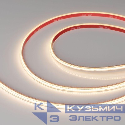 Лента светодиодная COB-PS-X400-7mm 24V Warm 3000К 7.2Вт/м IP67 CSP герметичная (уп.5м) Arlight 041699