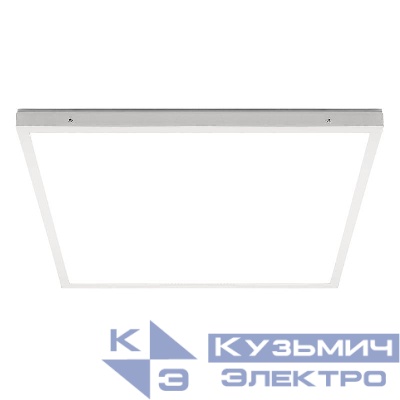 Панель светодиодная универсальная MASTER+ ДВО 36Вт-5000К-595х595х40-опал IP54 KZS FERON 48788