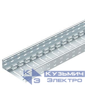 Лоток листовой перфорированный 60х100 L3000 сталь 0.7мм LKS 610 FS RU гор. оцинк OBO 6837423