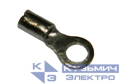 Кольцевой кабельный наконечник RNBS 2-4 (НК d=4,3мм) 1,5-2,5мм2, неизолированный, 100 шт, NETKO Optima