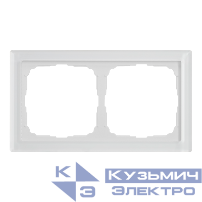 Рамка 2-м ArtGallery Pure органич. стекло бел. SE GAL320102