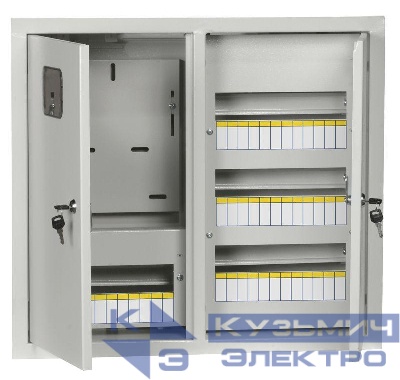 Корпус ЩУРв-3/48 TITAN 550х610х165мм IP31 метал. IEK MKM35-V-48-31-ZO