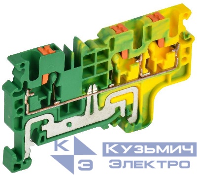 Колодка клеммная CP-MC-PEN земля 3 вывода 2.5кв.мм IEK YCT22-03-3-K52-002
