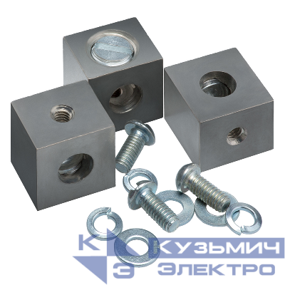 Комплект зажимов OptiMat E100-16..50А УХЛ3 (уп.3шт) КЭАЗ 100015