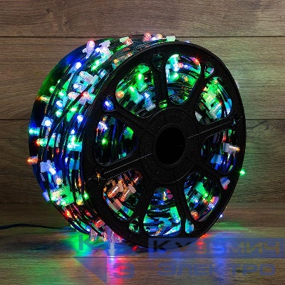Гирлянда светодиодная "LED ClipLight" 1.5м 665LED мультиколор 80Вт 12В IP65 (уп.100м) Neon-Night 325-129