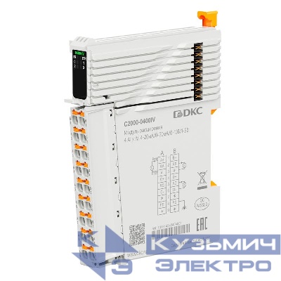 Модуль расширения C2000 4 AI - IV 4-20мА/0-20мА/0-10В/1-5В DKC C2000-0400IV