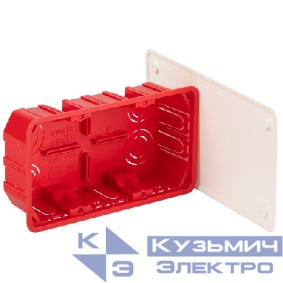 Коробка распаячная KRT 172х96х45мм для твердых стен саморез. крышка IP20 Эра Б0047259
