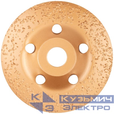 Диск шлифовальный наклонный твердосплавный посадочный диаметр 22.2мм 125мм Р24 FIT 39531