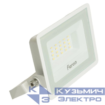 Прожектор светодиодный LL-920 30Вт 6400К IP65 AC 230В/50Гц 2835SMD бел. FERON 29496