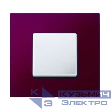 Рамка 1-м Simon27 Play арктик баклаж. Simon 2700617-085