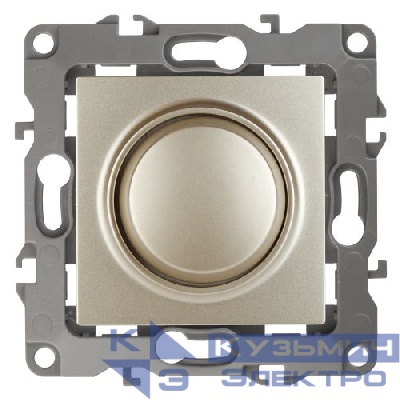 Светорегулятор поворотно-нажимной 400ВА 230В 12-4101-04 шампань ЭРА Б0014738