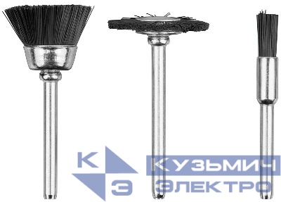 Корщетка нейлоновая набор 3 шт FIT 36905