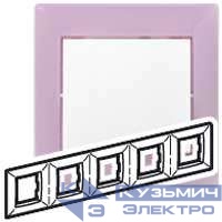 Рамка 5-м Valena горизонт. виола Leg 770055