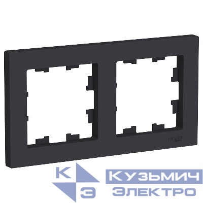 Рамка 2-м AtlasDesign универс. карбон SE ATN001002