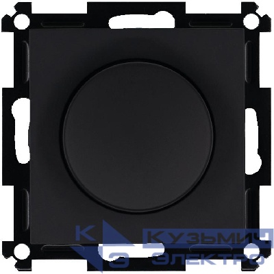 Светорегулятор поворотно-нажимной универс. (диммер) 3-500Вт LED 3-250Вт HV - 500Вт механизм бел. Jasmart G4012PB-500RV