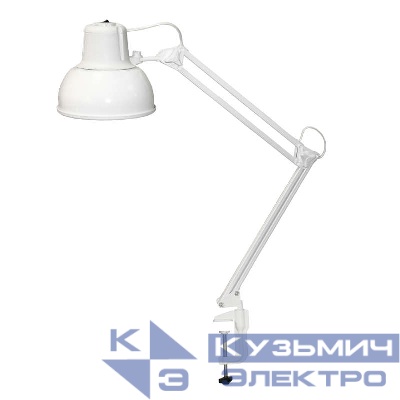 Светильник Бета К+ настол. на подставке 60Вт без лампы ЛОН E27 бел. Трансвит 262