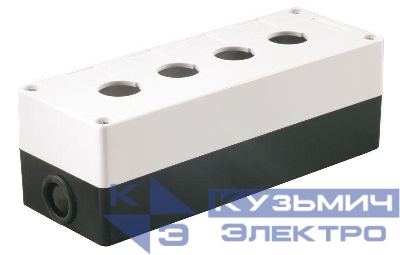 Корпус КП 104 4-м для кнопок бел. IEK BKP10-4-K01