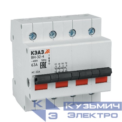 Рубильник мод. ВН32 4100 УХЛ3 КЭАЗ 141643