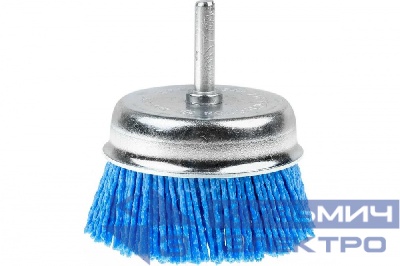 Diamond Industrial Корщетка чашка 75 мм хвостовик 6 мм нейлон абразивный 1,4 мм Diamond Industrial