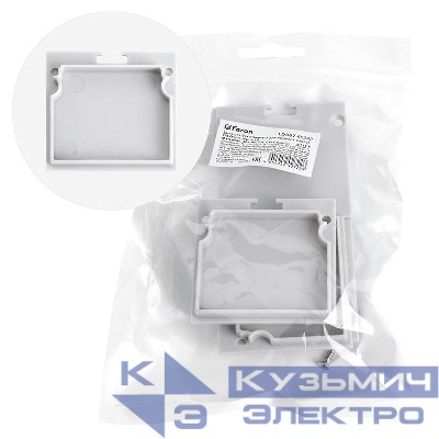 Заглушка LD367 для профиля CAB268 без отверст. (уп.4шт) FERON 48242